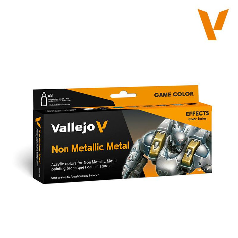  Vallejo Game Color Set - Non Metallic Metal 