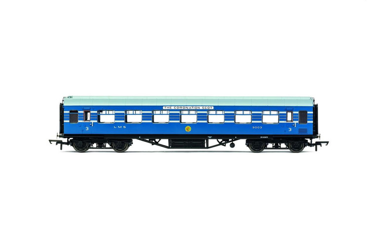 Hornby Railways LMS, Stanier D1981 Coronation Scot 57' RTO, 9003 - Era 3 