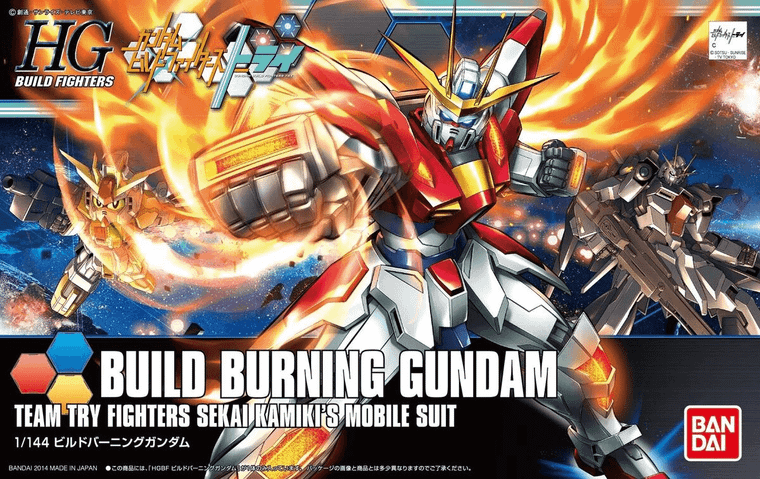  Bandai Gundam High Grade (HG) 1/144 Build Burning Gundam 