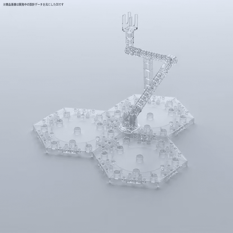  Bandai Gundam Stand - Action Base 4 - Clear 
