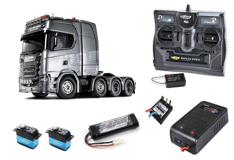  Tamiya RC 1/14 Scania 770S 8x4/4 Truck Expert Built RTR 