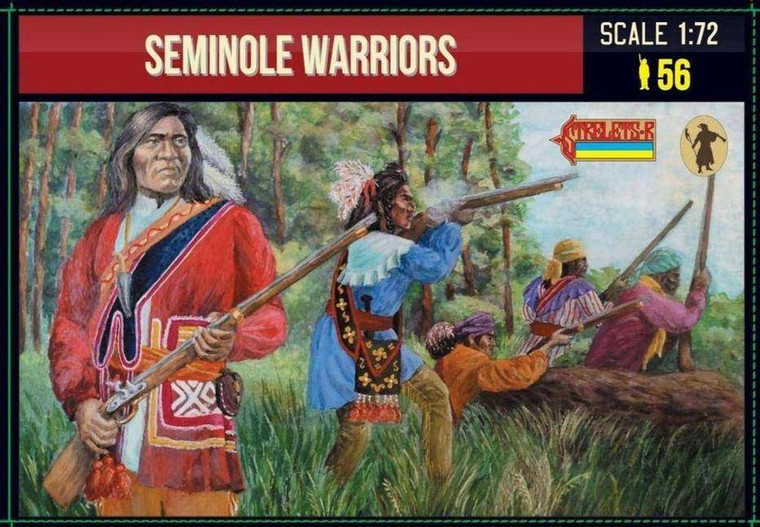  Strelets 1/72 Seminole Warriors (Seminole Wars) 
