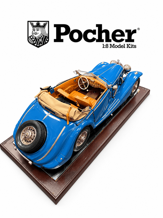  Pocher 1/8 Mercedes-Benz 500K Sport Roadster 1935 Ready Assembled 