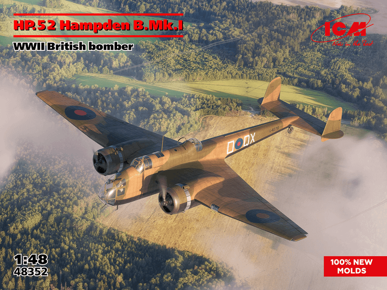 Icm ICM 1/48 Handley Page HP.52 Hampden B.Mk.I 