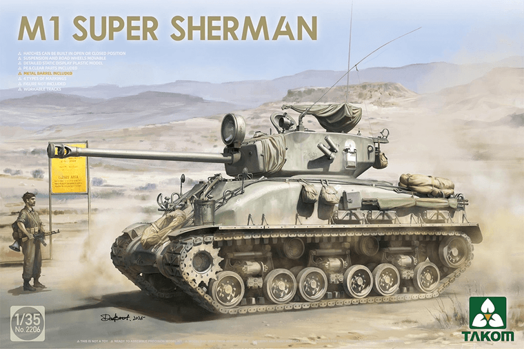  Takom 1/35 M1 Super Sherman - Israeli Army 