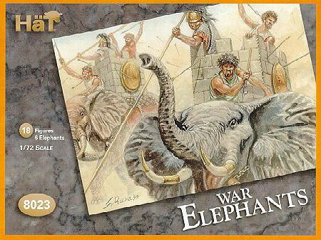  Hat Industrie 1/72 Carthaginian War Elephants 