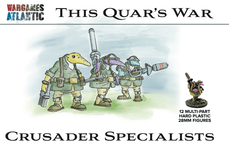  Wargames Atlantic 28mm This Quar's War - Crusader Specialists 