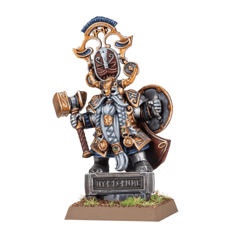  Games Workshop Warhammer The Old World - Dwarfen Mountain Holds - Dwarf King With Oathstone 