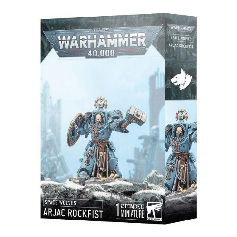  Games Workshop Warhammer 40,000 - Space Wolves - Arjac Rockfist 
