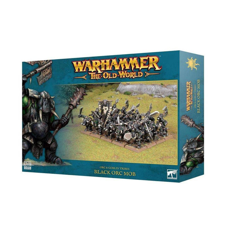  Games Workshop Warhammer The Old World - Orc & Goblin Tribes - Black Orc Mob 