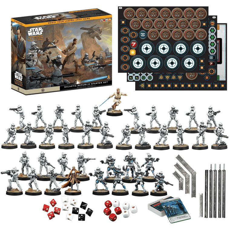  Atomic Mass Games Star Wars Legion - Starter Set - Galactic Republic 