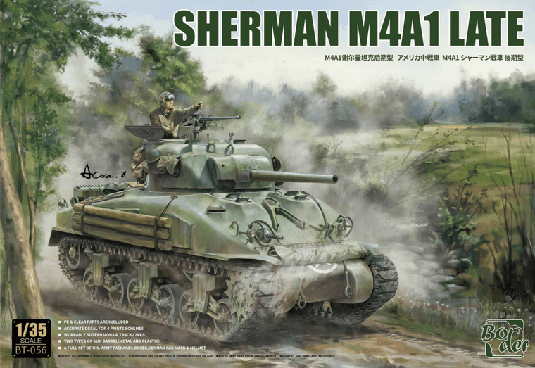  Border Models 1/35 M4A1 Sherman Late Production 