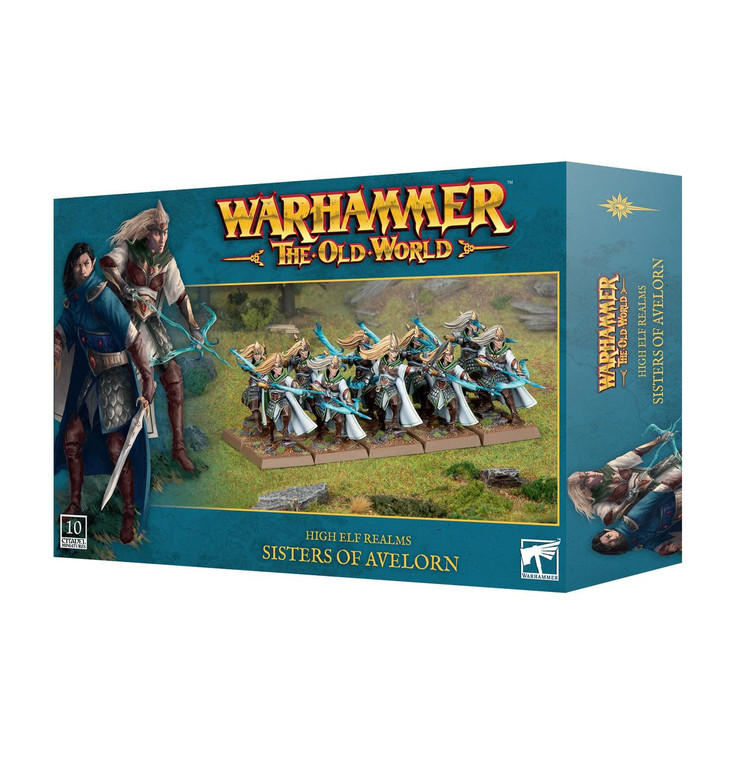  Games Workshop Warhammer The Old World - High Elf Realms - Sisters of Avelorn and Shadow Warriors 