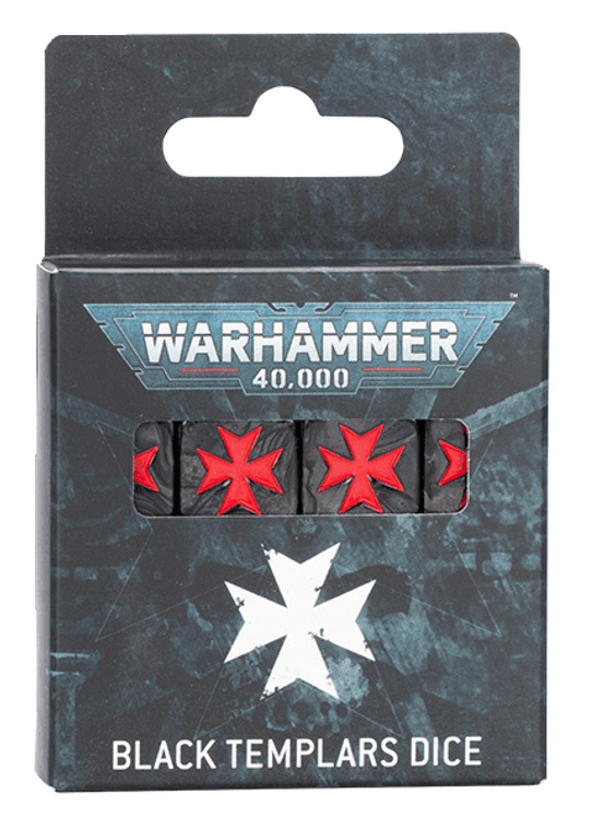  Games Workshop Dice - Black Templars Dice Set 