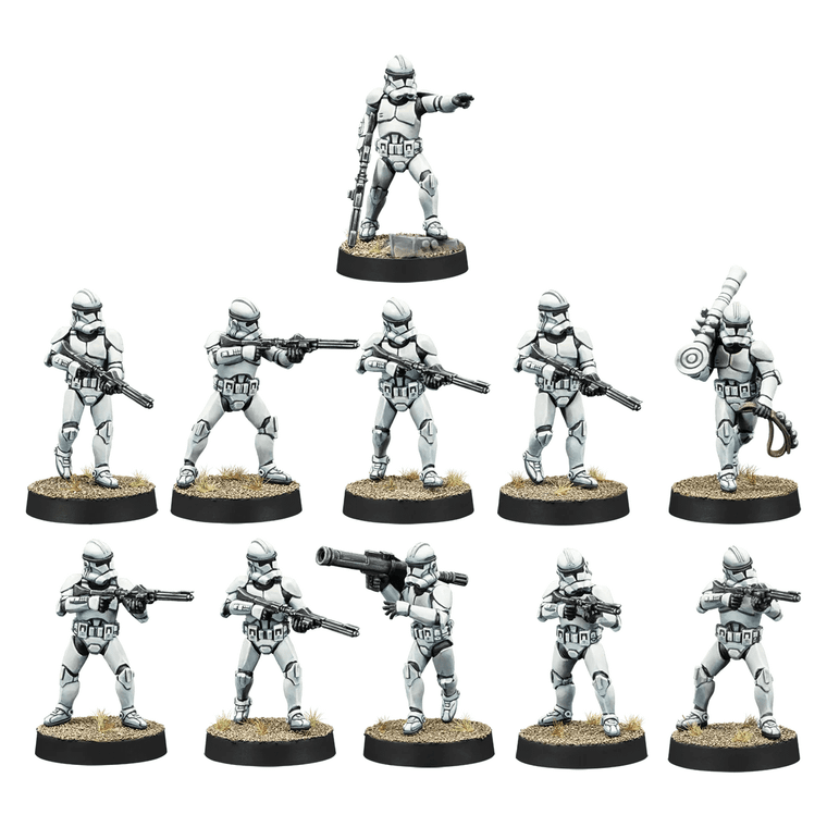  Atomic Mass Games Star Wars Legion - Galactic Republic - Unit Expansion - Clone Trooper Marksmen 
