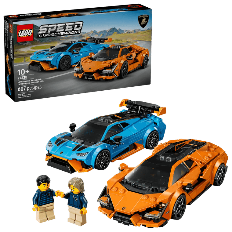  Lego Speed Champions Lamborghini Revuelto & Huracan STO 