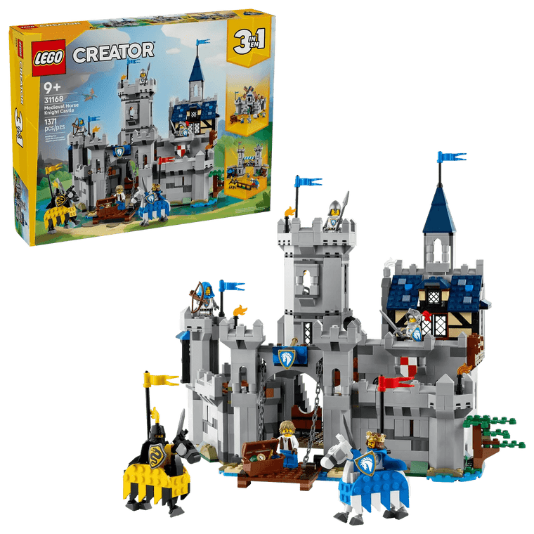  Lego Creator 3-in-1 Medieval Horse Knight Castle 