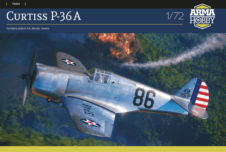  Arma Hobby 1/72 Curtiss P-36A Hawk 