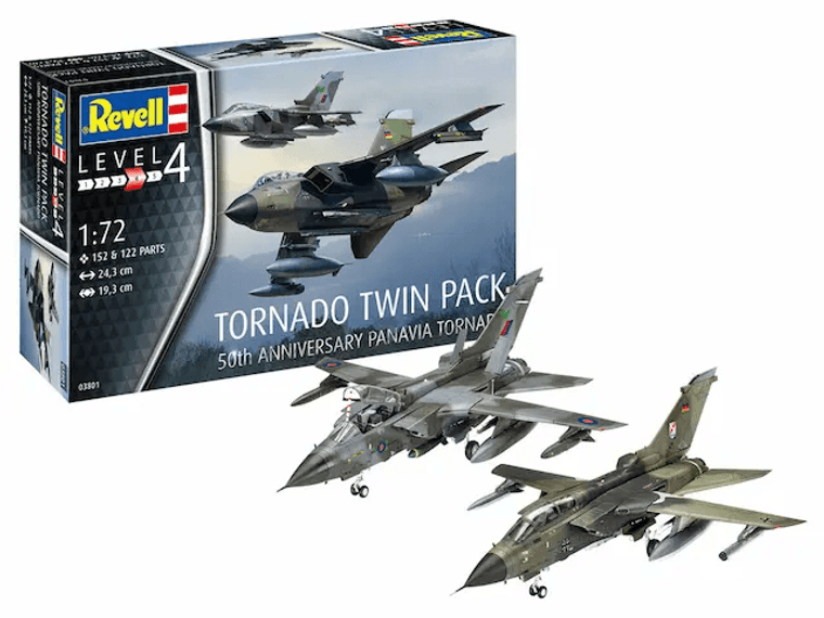  Revell 1/72 Panavia Tornado - 50th Anniversary Twin Pack 