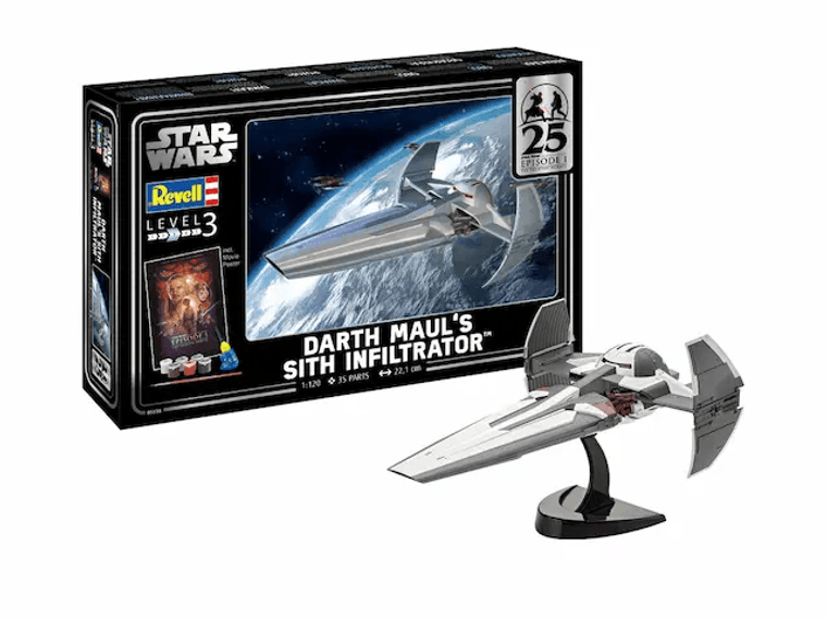 Revell 1/120 Darth Maul's Sith Infiltrator Gift Set   Revell 1/120 Darth Maul's Sith Infiltrator Gift Set