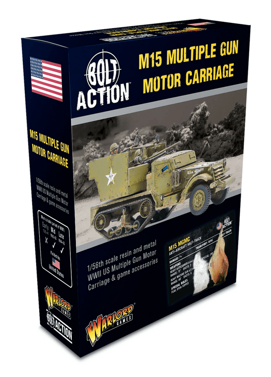  Warlord Games 28mm Bolt Action - US Forces - M15 Multiple Gun Motor Carriage 
