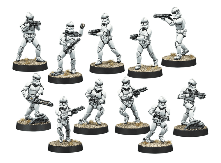  Atomic Mass Games Star Wars Legion - Galactic Republic - Unit Expansion - Clone Trooper Infantry 