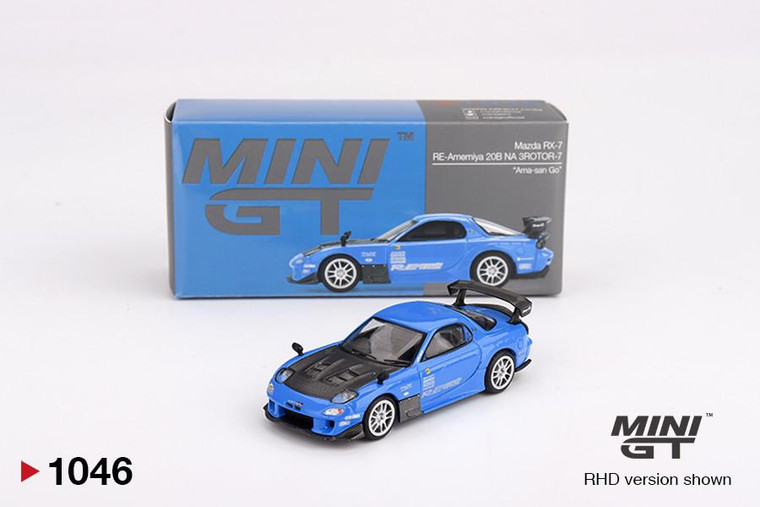  Mini GT 1/64 Mazda RX-7 RE-Amemiya 20B NA 3ROTOR-7 "Ama-San Go" 