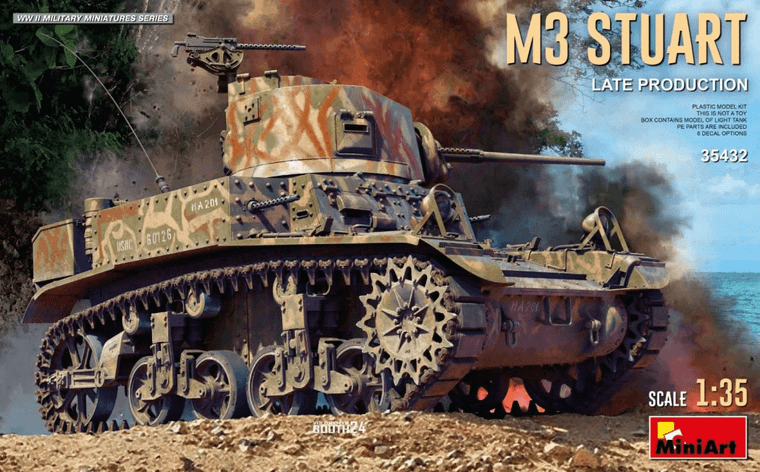  MiniArt 1/35 M3 Stuart Late Production 