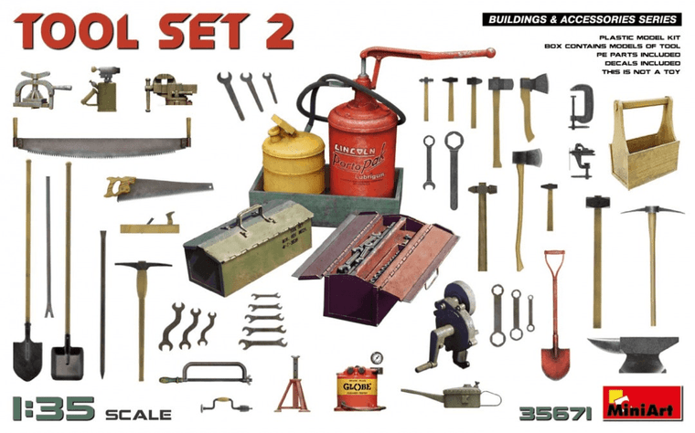  MiniArt 1/35 Tool Set 2 