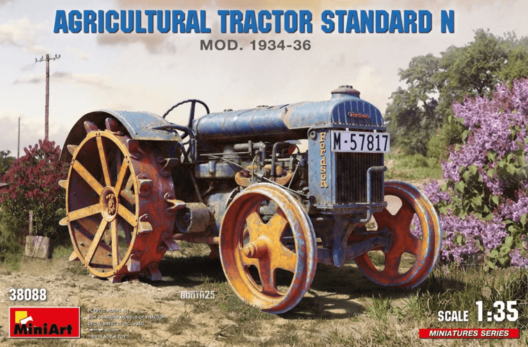  MiniArt 1/35 Fordson N Tractor 1934-1936 (Steel Wheel Version) 