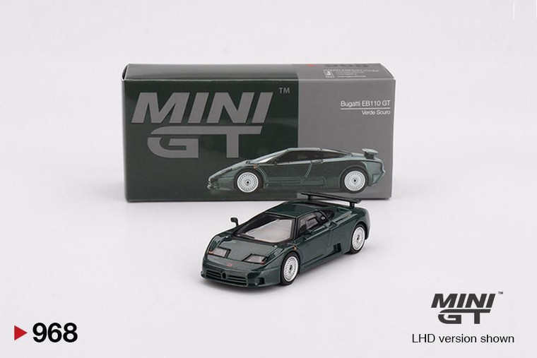  Mini GT 1/64 Bugatti EB110 GT Verde Scuro 