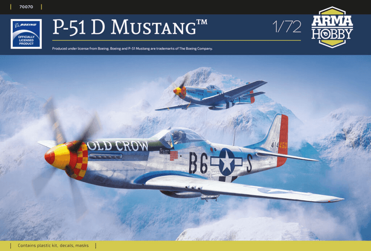  Arma Hobby 1/72 North American P-51D Mustang 