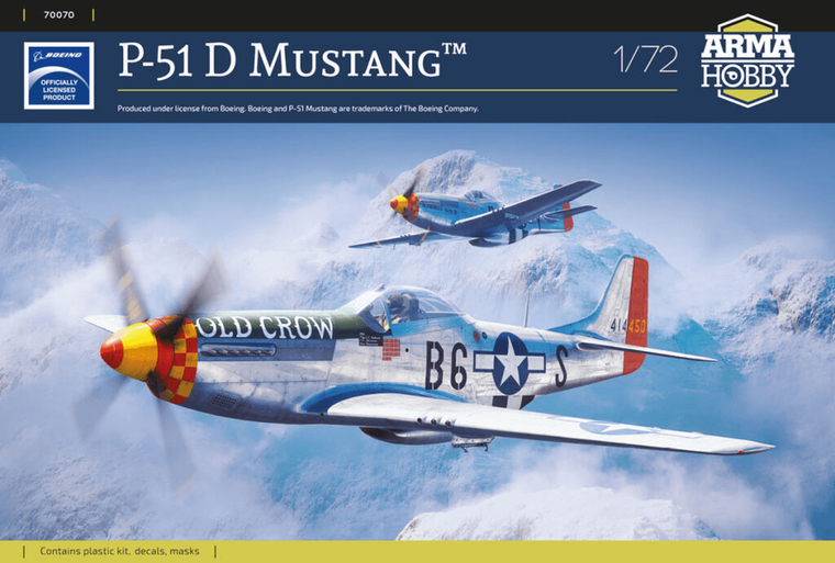  Arma Hobby 1/72 North American P-51D Mustang 