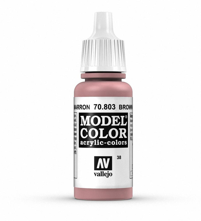  Vallejo Model Color 803 17ml Brown Rose Matt Acrylic 