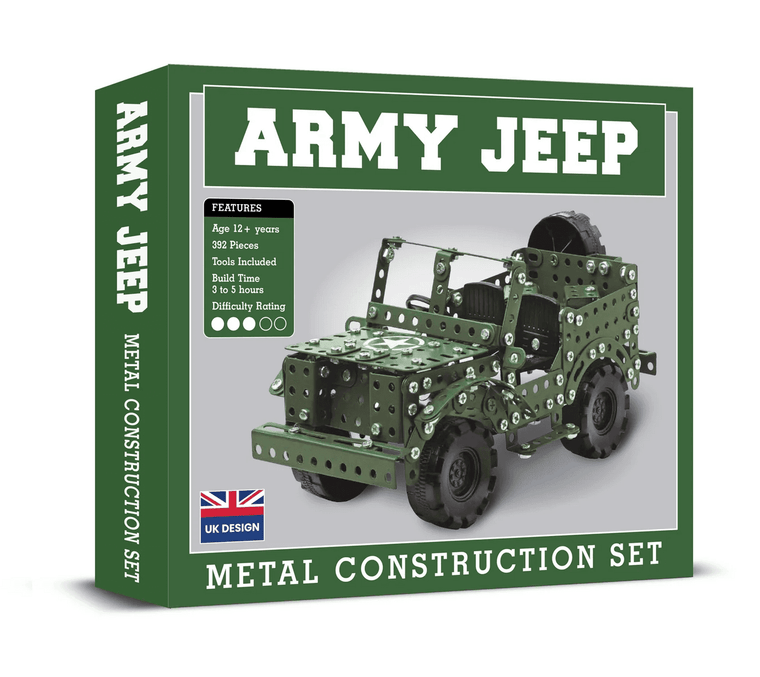  Coach House Partners - Army Jeep - Metal Construction Set 