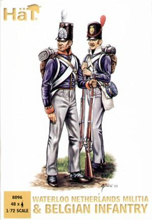  Hat Industrie 1/72 Napoleonic Royal Netherlands Militia and Belgian Infantry 