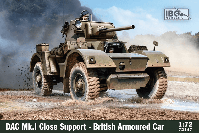  IBG Models 1/72 Daimler Armoured Car Mk.I Close Support 