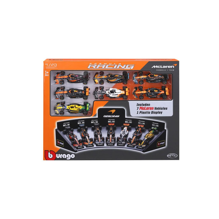  Burago 1/43 F1 McLaren Deluxe Gift Set 