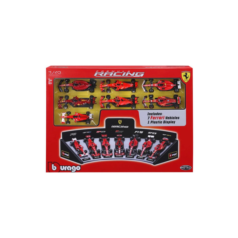  Burago 1/43 F1 Ferrari Deluxe Gift Set 