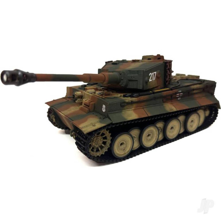  Heng Long RC 1/24 German Tiger I (Camo) with Infrared Battle System 