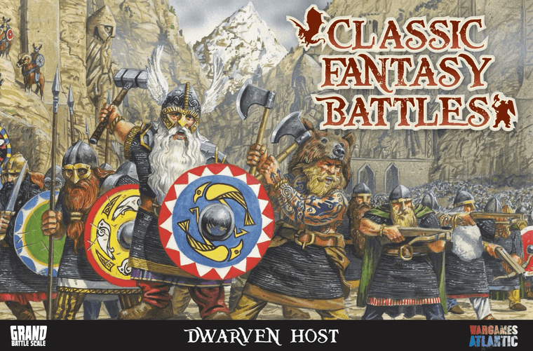  Wargames Atlantic 10mm Grand Battle Scale - Classic Fantasy Battle Dwarven Host 