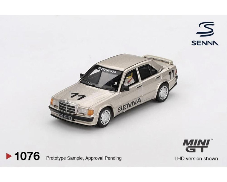 Mini GT 1/64 Mercedes-Benz 190 E 2.3-16 No.11 Ayrton Senna 1984 Nurburgring ROC   Mini GT 1/64 Mercedes-Benz 190 E 2.3-16 No.11 Ayrton Senna 1984 Nurburgring ROC