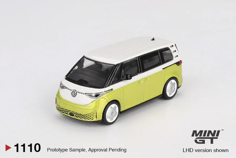 Mini GT 1/64 Volkswagen ID.Buzz Candy White/Pomelo Yellow 