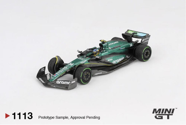  Mini GT 1/64 Aston Martin AMR24 No.14 Fernando Alonso 2024 F1 2024 Canadian GP 
