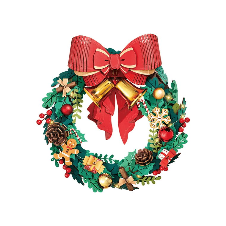  Rolife Christmas Wreath 3D Wooden Kit 