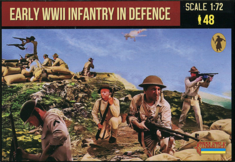 Strelets 1/72 WWII US Infantry in Defence (Early)