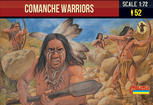  Strelets 1/72 Colonial Wars Comanche Warriors 