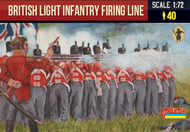  Strelets 1/72 Napoleonic British Light Infantry Firing Line 