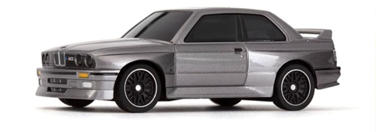 HPI 1/64 Nano-TTR 1989 BMW M3 E30 Ravaglia - Silver RTR RC Car