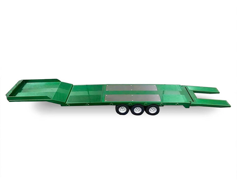 HuiNa RC 1/18 Haulage Flatbed Trailer Green 2.4G RTR